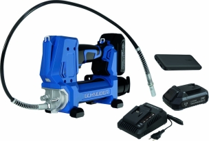 PN N°80 pompe à graisse 20V 690 bar, 2 batteries Li-ion 2Ah, 1 chargeur 3A, coffret, 1 batterie externe 10K OFFERTE