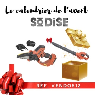 Calendrier de l'Avent - Pack élagueuse sur batterie réf.83545 acheté - 1 souffleur sur batterie réf.83500 offert