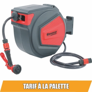 Enrouleur automatique de tuyau d'eau 20m + 2m Ø 11mm