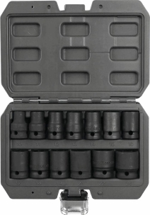 Douilles à chocs 1/2" de 10 à 24mm - coffret de 13 pcs