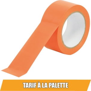 Ruban adhésif PVC bâtiment orange 0,13x50mm 33m