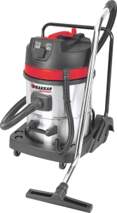 Aspirateur eau et poussière 60L 230V 2000W cuve inox/2 moteurs/prise électroportatif