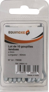 Goupilles fendues 5x40mm - blister de 10 pcs
