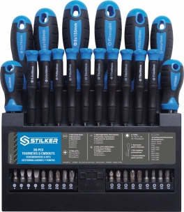 Tournevis et embouts - présentoir de 36 pcs