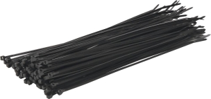 Collier nylon 2,5x200mm noir - 300 lots de 100 pcs