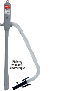 Pompe de transvasement sur piles 9 l/min canne 385mm