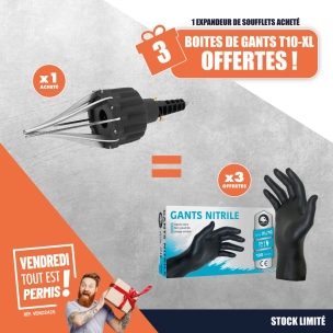 OPE VTEP - Lot de 1 expandeur pneumatique réf. 71276 et 3 boîtes de gants réf. 65003 offertes