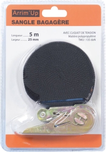 Sangle bagagère à cliquet 25mm 5m 400kg - lot de 80 pcs