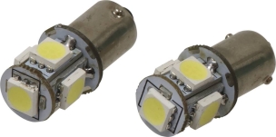 Ampoule témoin LED 12V 1,5W BA9s - blister de 2 pcs