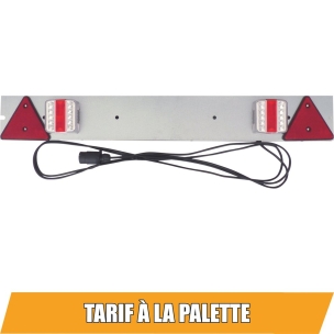 Rampe d'éclairage arrière LED 1m pour remorque bagagère