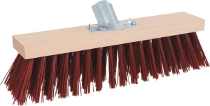 Balai de cantonnier poils PVC 400x75mm douille de 28mm à pointer - lot de 12 pcs