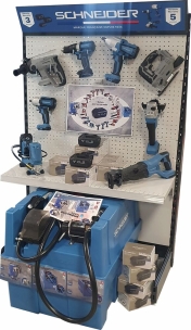 Implantation électroportatif et cuve - TG - podium Schneider