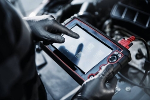 Gants jetables ambidextres nitrile 240mm 0,18mm noir T7 - Boîte de 50 pcs