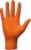 Gants jetables nitrile 240mm 0,26mm orange ONE BY ONE T11 - Boîte de 100 pcs
