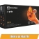 Gants jetables ambidextres nitrile 240mm 0,26mm orange XXL(11) - Boîte de 50 pcs