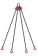 Elingue chaîne 4 brins ajustable 11,2T 4m grade 80 Elingue chaîne 4 brins ajustable 11,2T 4m grade 80