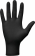 Gants jetables ambidextres nitrile 240mm 0,18mm noir T7 - Boîte de 50 pcs