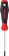 Tournevis plat lame droite 3,5x75mm