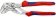 Pince-clé 180mm - bi-matière - chromée - ouverture 40mm