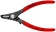 Pince circlips extérieurs reglable coudée a 90° de 3 a 10mm