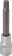 Douille tournevis 1/2" avec embout 100mm XZN M10