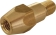 Support de tube contact laiton M8 - lot de 10 pcs