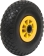 Roue increvable 260x85mm alésage 25mm moyeu 75mm 136kg