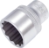 Douille 12 pans 1/2" de 26mm