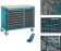 Servante d'atelier 7 tiroirs composée de 234 outils - modules mousses
