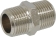 Raccord mamelon filetage mâle 1/2" - blister de 2 pcs