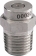 Buse HP jet plat calibre 0,25 filetage 1/4" mâle pour lance simple avec tête réglable