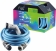 Tuyau d'arrosage extensible bleu avec raccords et pistolet multi-jets - 25m