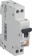 Disjoncteur 2A PH+N modulaire pour tableau électrique