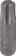 Embout hexagonal 1/4"x25mm avec empreinte Torx® T40