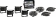 Kit caméra de recul écran couleur 7" multivision avec 4 caméras + 4 câbles