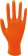 Gants jetables nitrile orange T10 - Boîte de 90 pcs