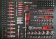 Module mousse 567x402mm carbone douilles 1/4" 3/8" 1/2" - 171 pcs