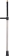 Lance double 1100mm avec raccord et buse basse pression