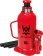 Cric bouteille hydraulique base soudée 15T