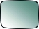 Coupelle de rétroviseur 245x185mm fixation 18/20mm - blister de 1 pc