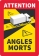 Panneau angles morts pour camions – autocollants 170x250mm - lot de 100 pcs