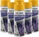 Peinture RAL 1003 jaune sécurité - lot de 6 aérosols de 400ml