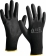 Gants de dextérité enduit PU T9 - noir Gants de dextérité enduit PU T9 - noir