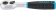 Cliquet 1/4" 90 dents réversible pour embouts tournevis