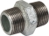 Mamelon mâle/mâle laiton 3/4"