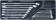 Module PVC 397x145x40mm clés mixtes de 6 à 24mm - 16 pcs