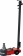 Cric rouleur hydropneumatique 10/22/40T 125/407mm longueur 526mm