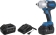 Clé à choc 1/2" 20V 610/800Nm brushless 2 batteries 4Ah Li-ion - mallette
