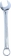 Clé mixte de 41mm full polish