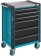 Servante d'atelier 6 tiroirs bleu/noir 786x518x1020mm